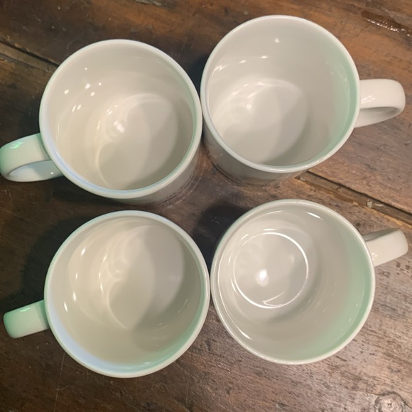 SET OF 4 70’s MERIT CIGARETTE BRAND COFFEE MUGS ADVERTISING TOBACCIANA - Picture 4 of 9